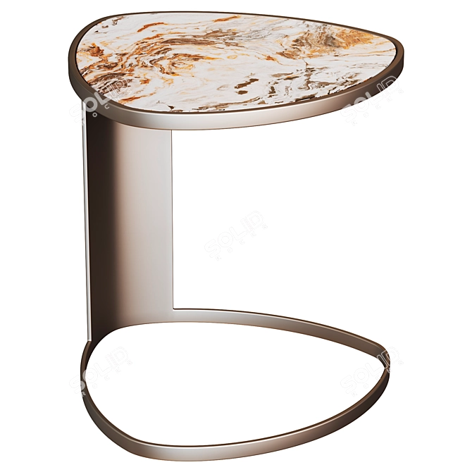 Premium Ceramic Coffee Table 3D model image 2