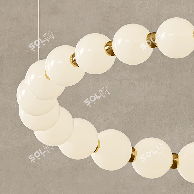 Elegant Lioba Chandelier Collection 3D model image 4