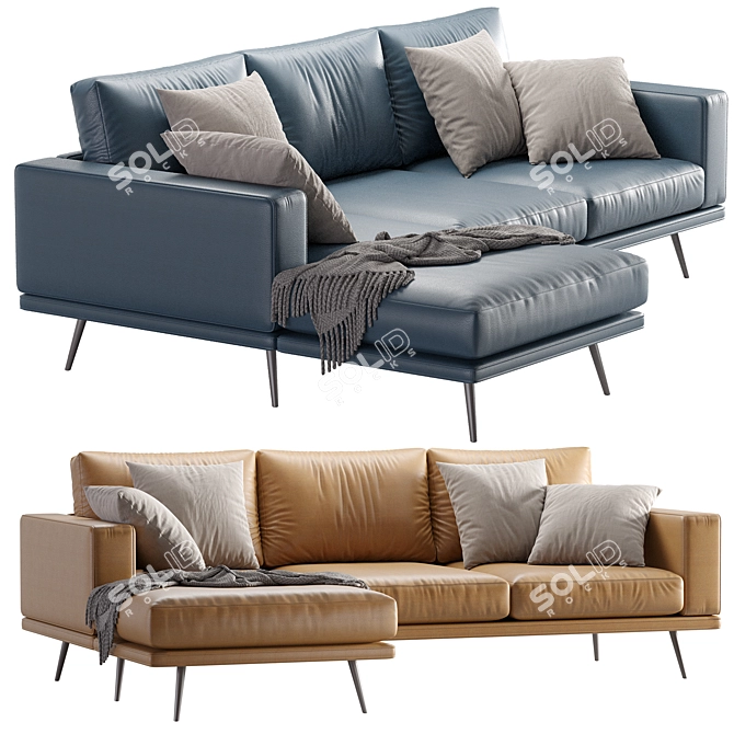 Modern Carlton Sofa by BoConcept 3D model image 2
