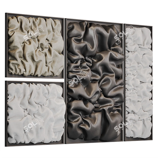 Customizable Wall Panel Art 3D model image 2