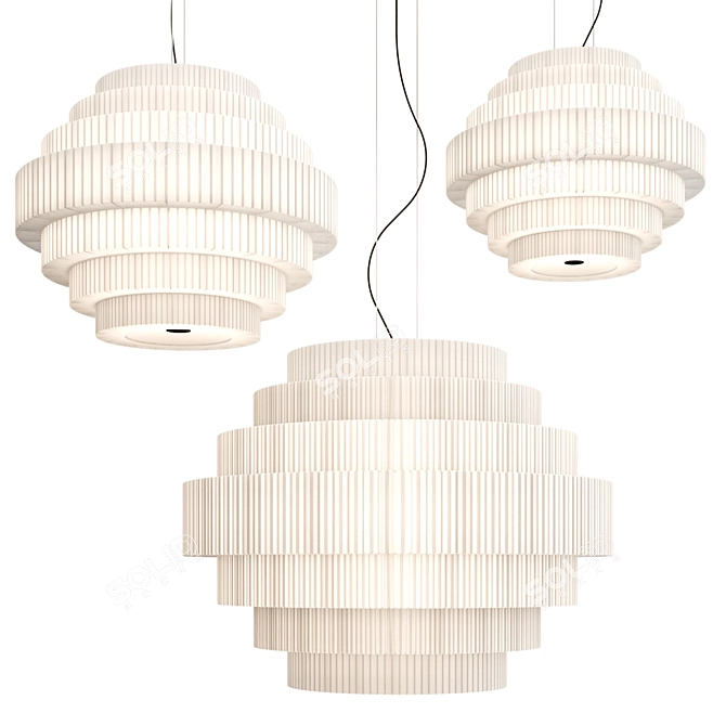 Elegant Mos Lamps Series 3D model image 1