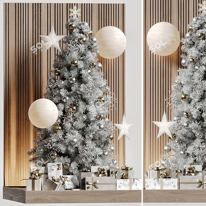 High-Quality Christmas Decor 3DS Max & OBJ 3D model image 3