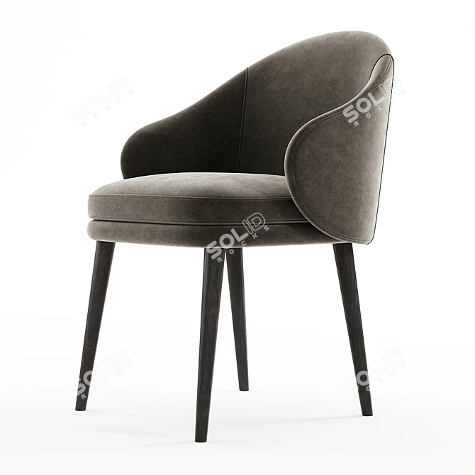 Luxury Dining Armchair | Modern Design 3D model image 3