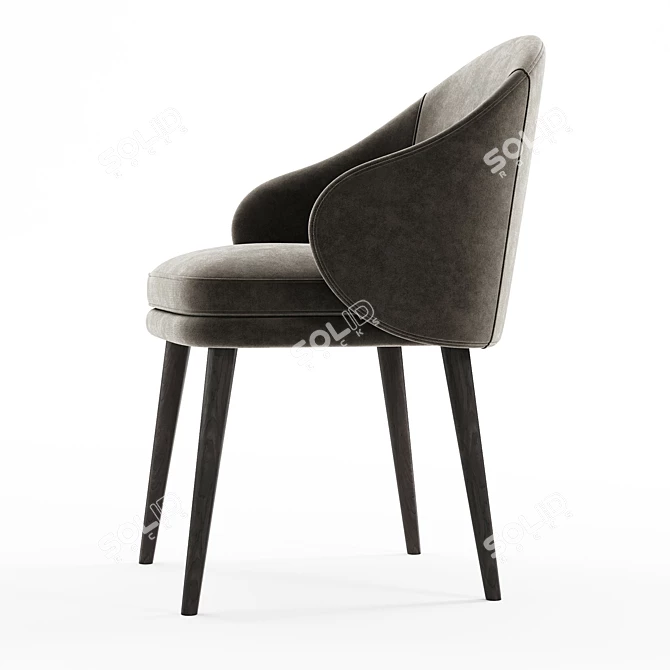 Luxury Dining Armchair | Modern Design 3D model image 4