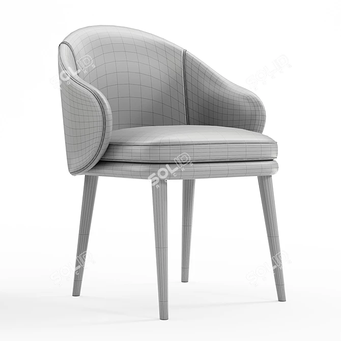 Luxury Dining Armchair | Modern Design 3D model image 6