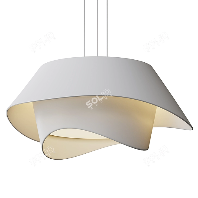 Elegant Modern Hemmo Floor Lamp 3D model image 1