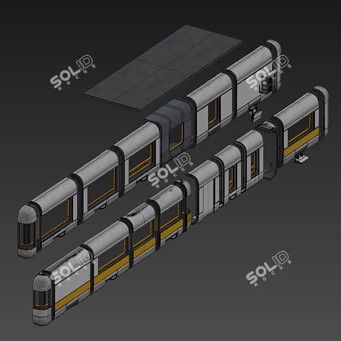  Sci-Fi Modular Building Kit 3D model image 4