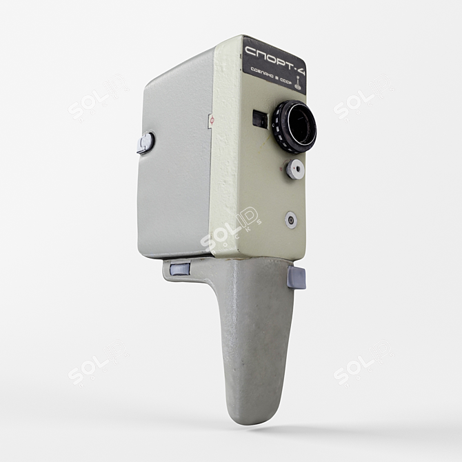 Vintage Sport 4 Video Camera 3D model image 3