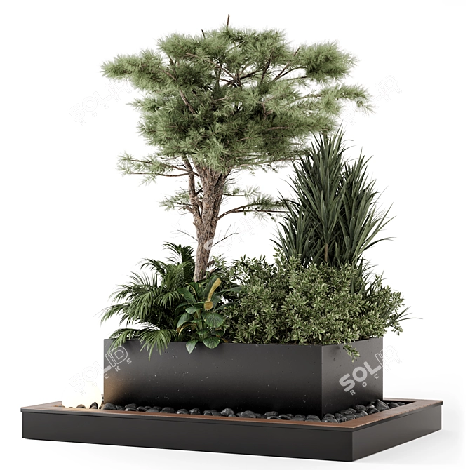 2015 Backyard Landscape Set 1254 3D model image 5