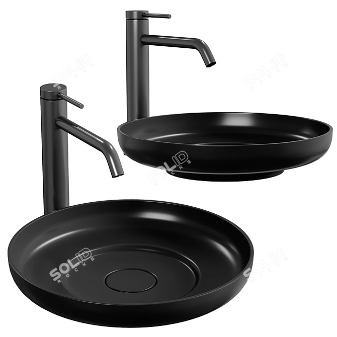 Rivea Kanya Washbasin | Elegant Design 3D model image 1