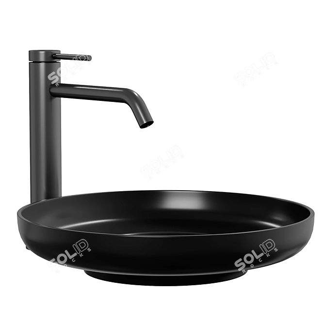 Rivea Kanya Washbasin | Elegant Design 3D model image 2