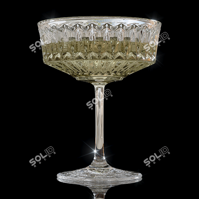 Elegant Glass Goblets Set | 3D Models 3D model image 3