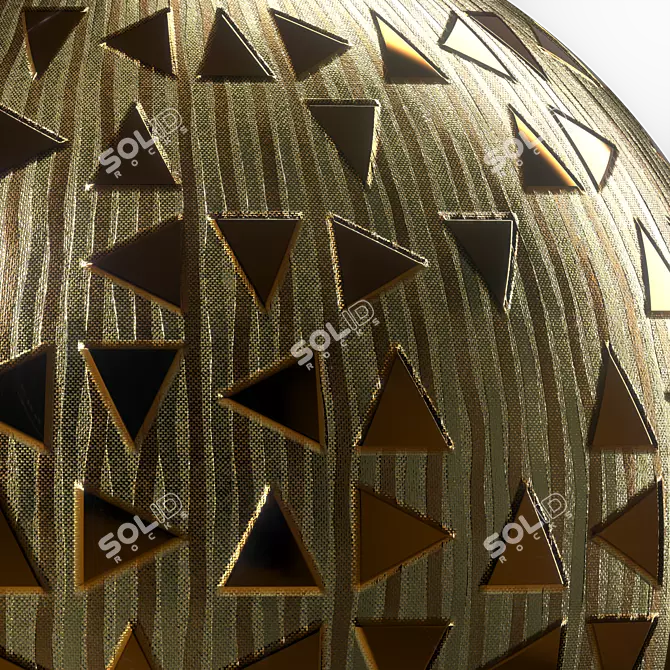 Luxury Shiny Velvet Fabric Texture 3D model image 2