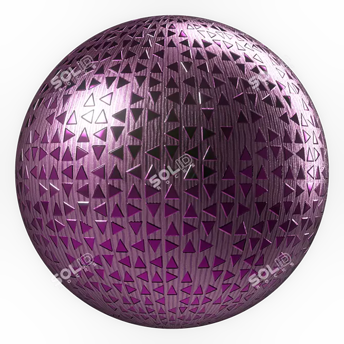 Luxury Shiny Velvet Fabric Texture 3D model image 3