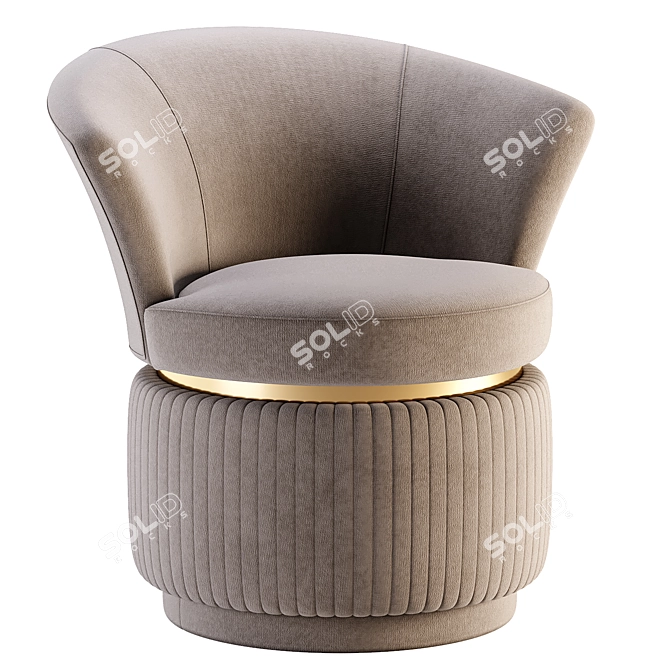 Elegant Chairs PLATINO For Export 3D model image 4