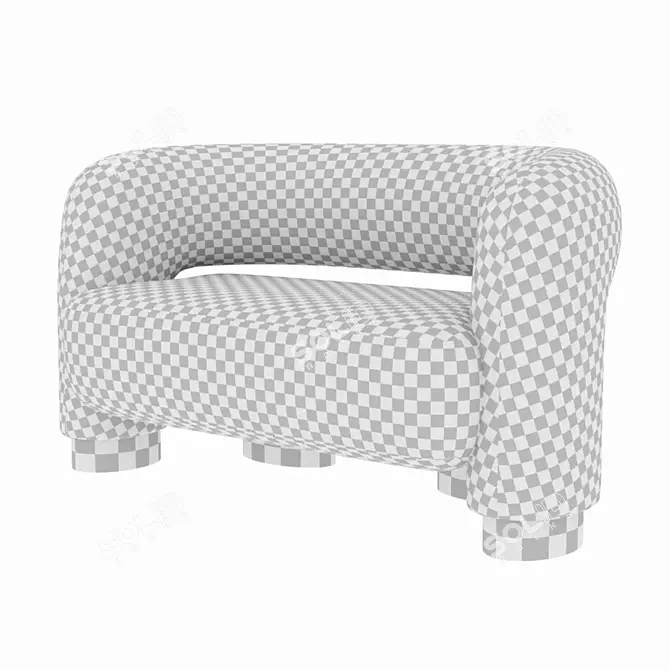 Alpina Market Pecola Sofa 3D model image 13