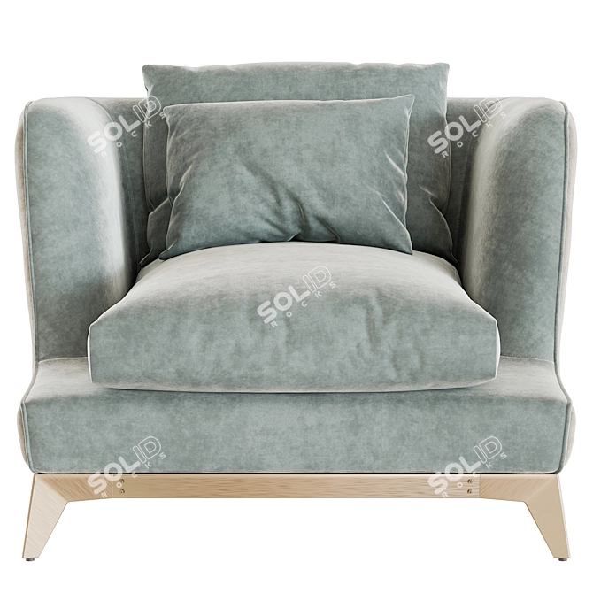 Brando Armchair 3D Model 3D model image 3