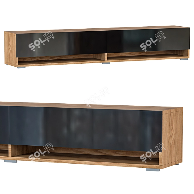  Claverton TV Stand 2014 3D model image 1