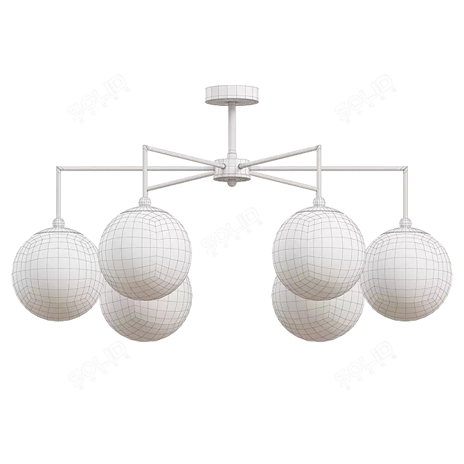  Modern Favourite Undine Chandelier 3D model image 3