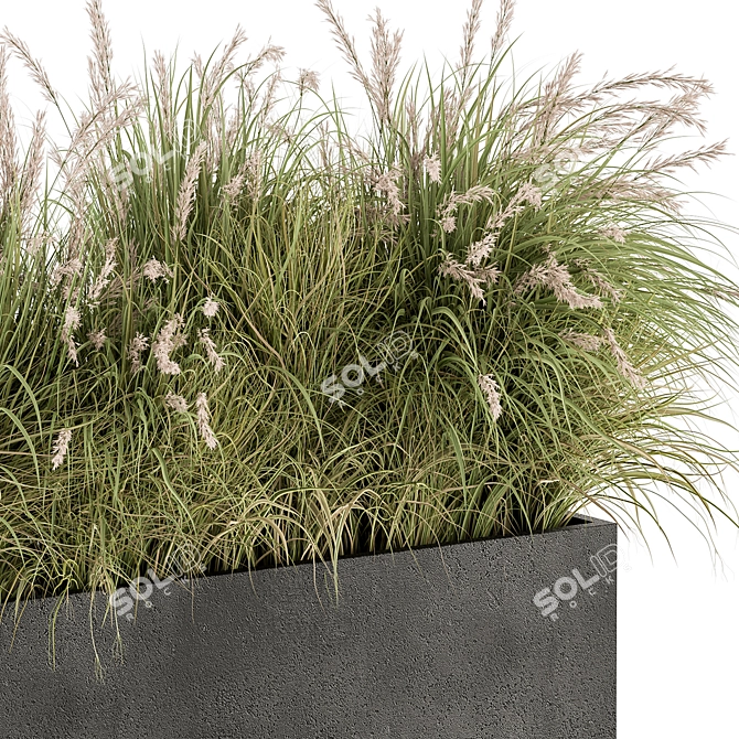 Outdoor Planter Box Set 3D model image 3