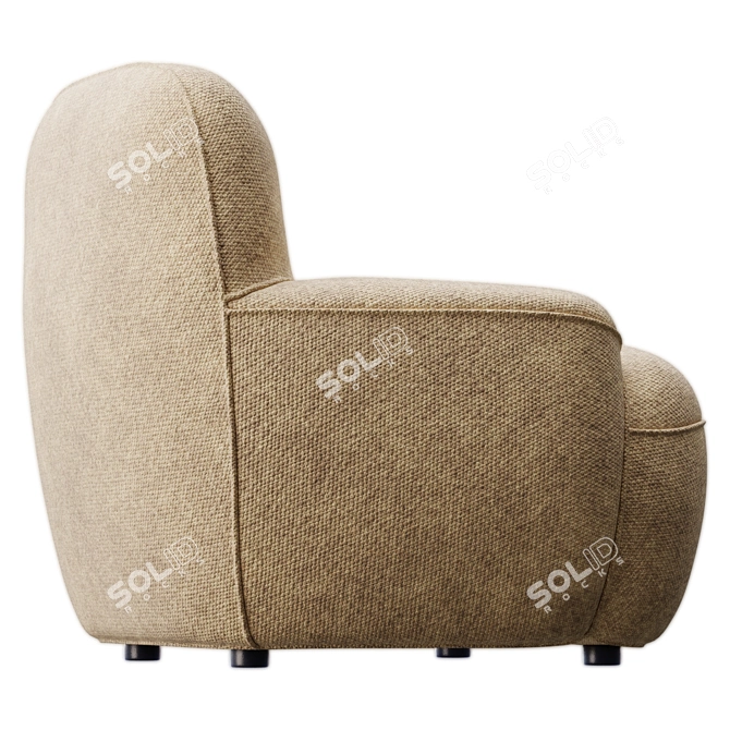 Modern Stylish Uma Sofa Design 3D model image 4