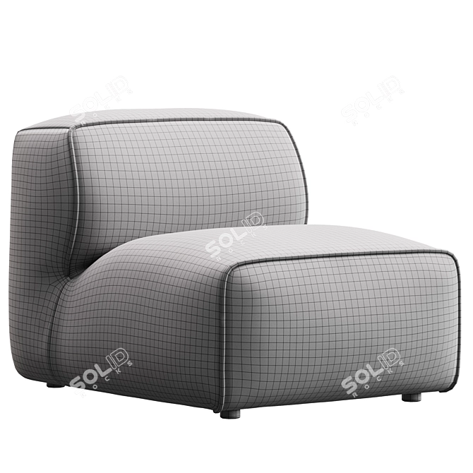BoConcept Carmo Modern Sofa Design 3D model image 4
