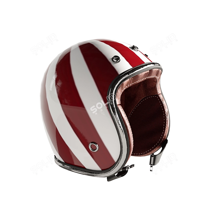 Racing Helmet Set 3D Models 3D model image 5