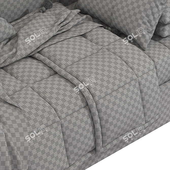 Convertible Sofa Bed LEVEL 306 3D model image 7