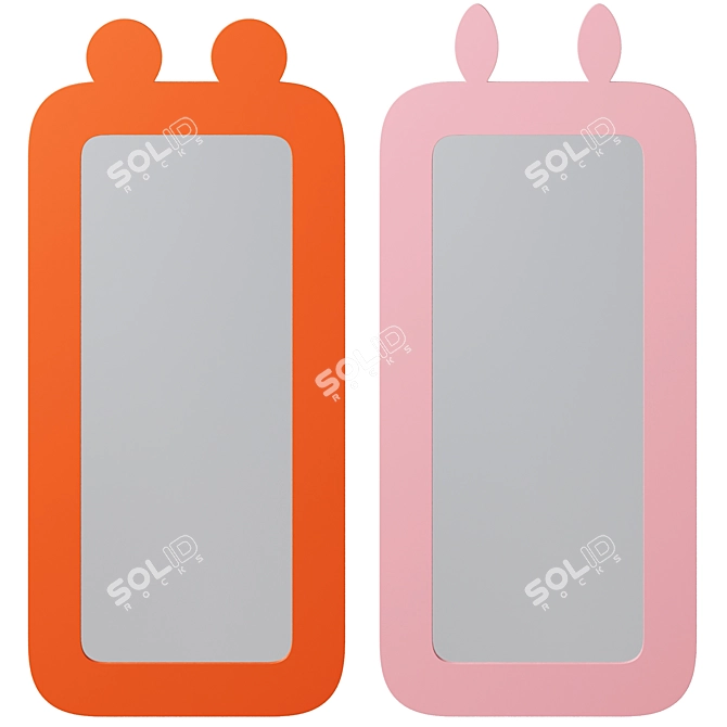 Enchanting Kids Mirrors Collection 3D model image 4