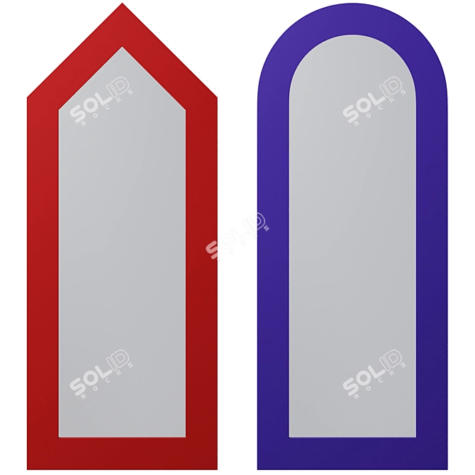 Enchanting Kids Mirrors Collection 3D model image 6