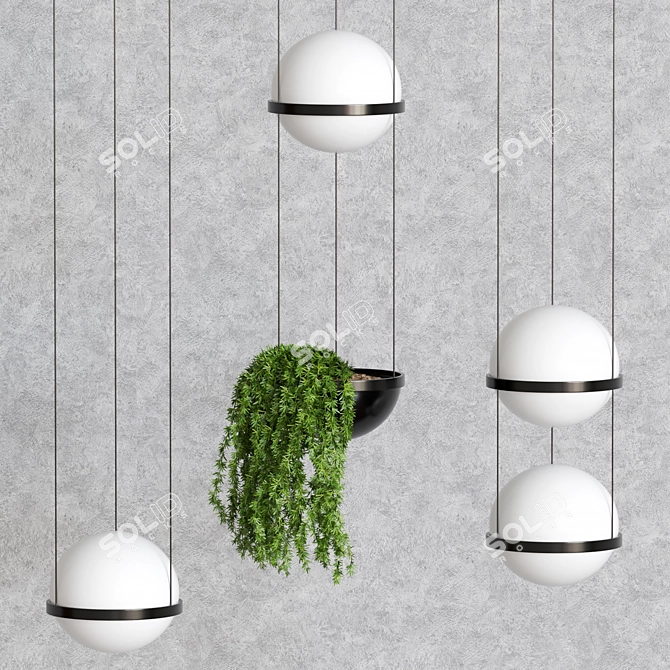 Garden Oasis Chandelier 3D model image 2