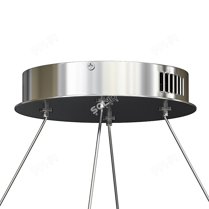 Modern Spiral LED Chandelier MARCELA 3D model image 3