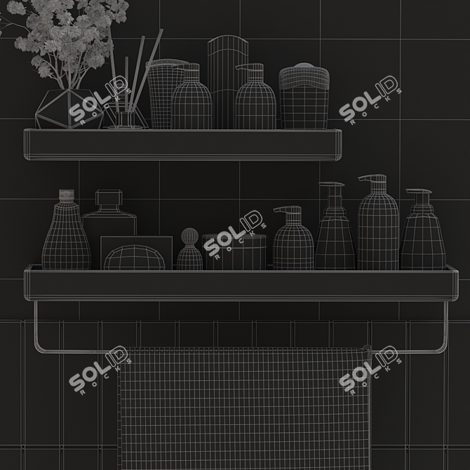 Dove Family Bathroom Set 3D model image 7