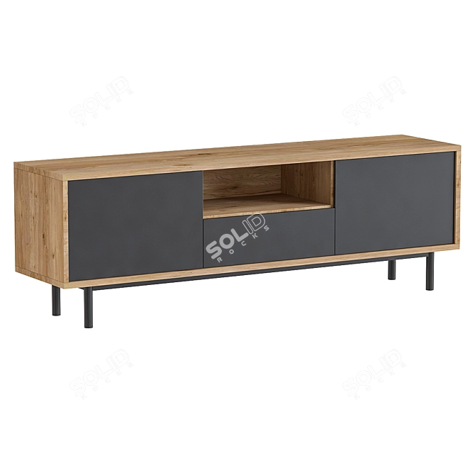 Cassidy TV Stand 2014 Model 3D model image 1