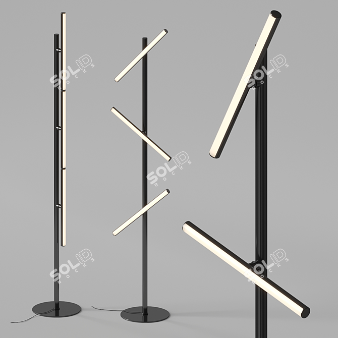 Sculptural SEED Design LISA Lamp 3D model image 1