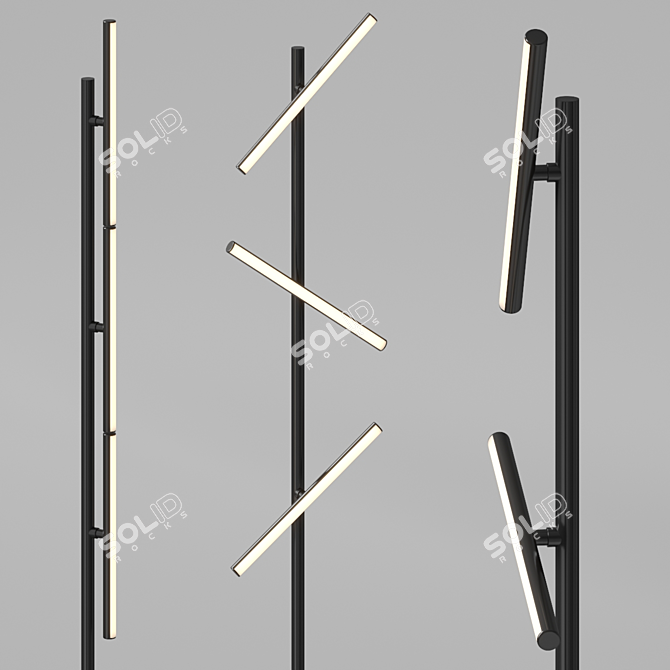 Sculptural SEED Design LISA Lamp 3D model image 2