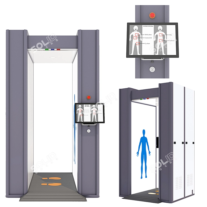 Advanced Body Inspection System 3D model image 1