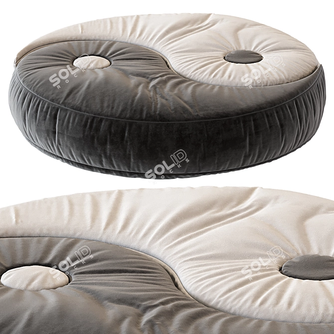 Modern Round Sofa 2016 Version 3D model image 5