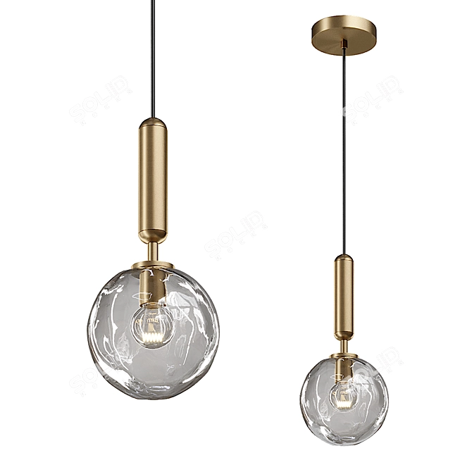 Polaris One Pendant Light Model 3D model image 3