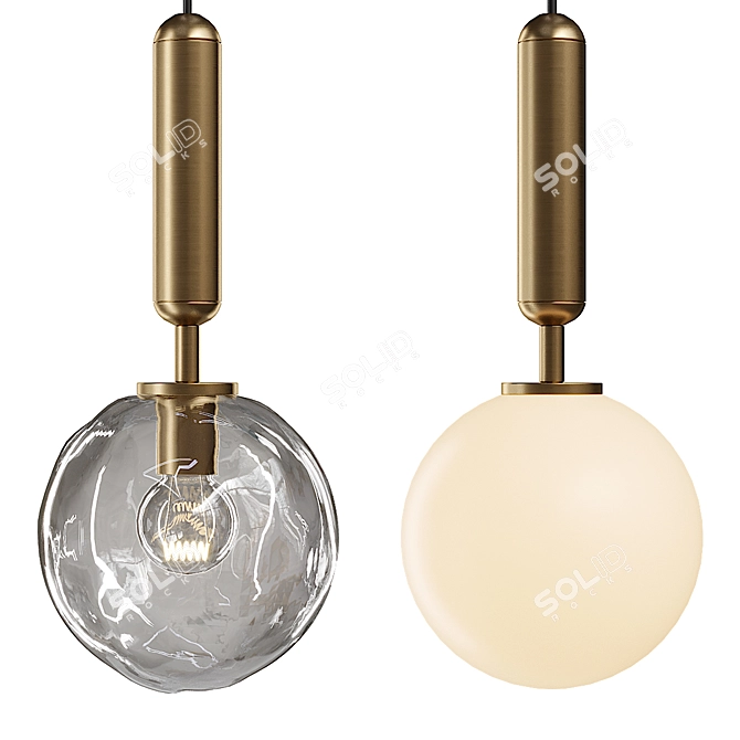 Polaris One Pendant Light Model 3D model image 4
