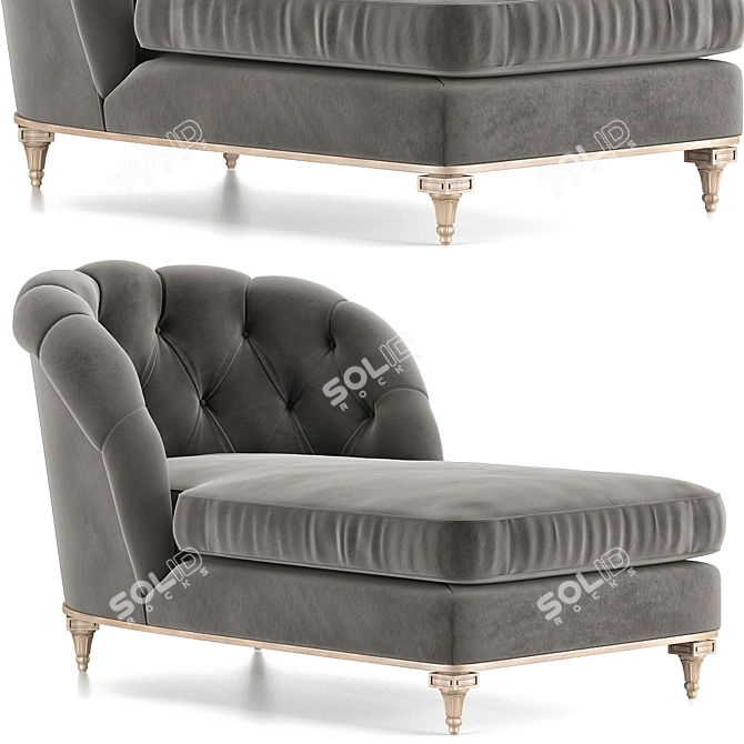 Luxury MARCHESE Chaise Lounge 3D model image 1