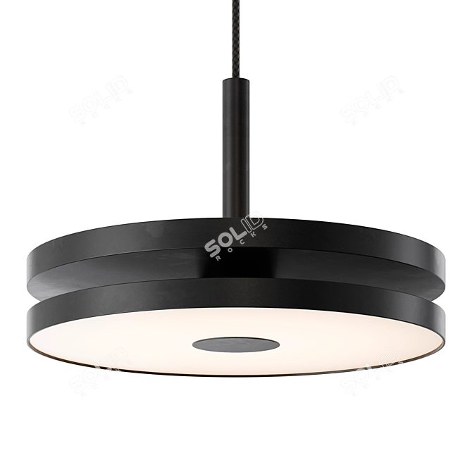 Modern LED Pendant Light 3D model image 2