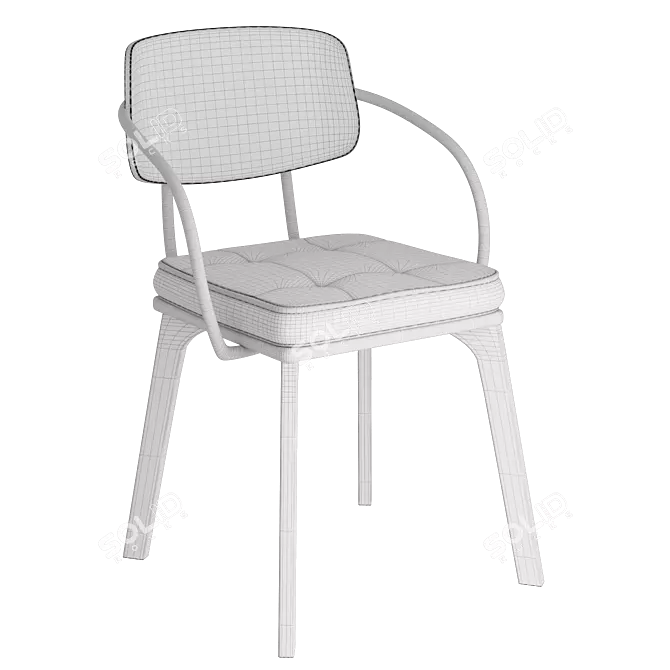 Ergonomic Altos Office Chair 3D model image 4