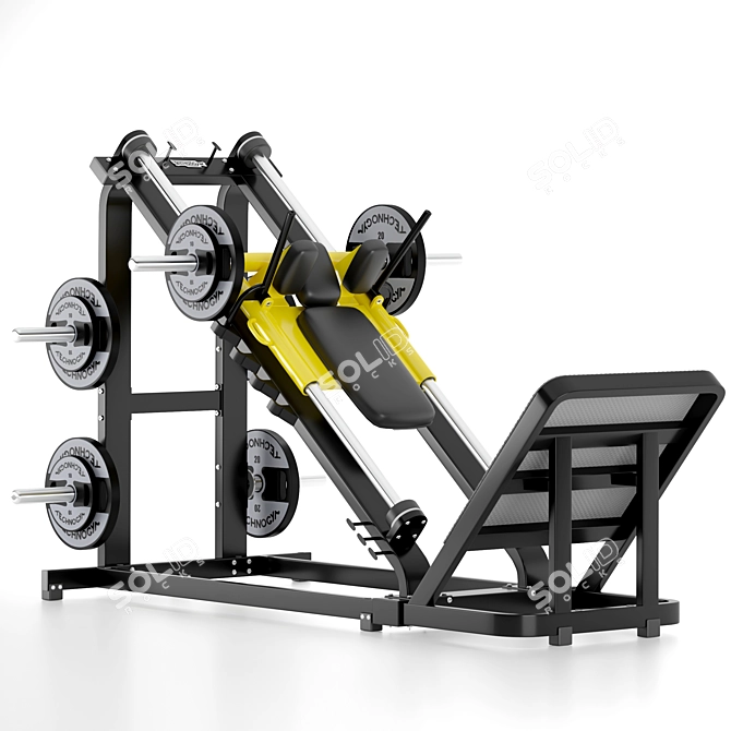 Pure Hack Squat Machine 3D model image 1