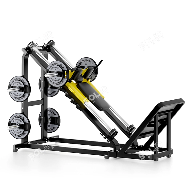 Pure Hack Squat Machine 3D model image 4