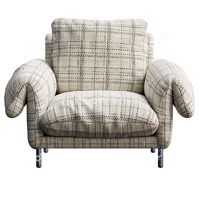 Modern Alpino 3D Furniture Model 3D model image 5