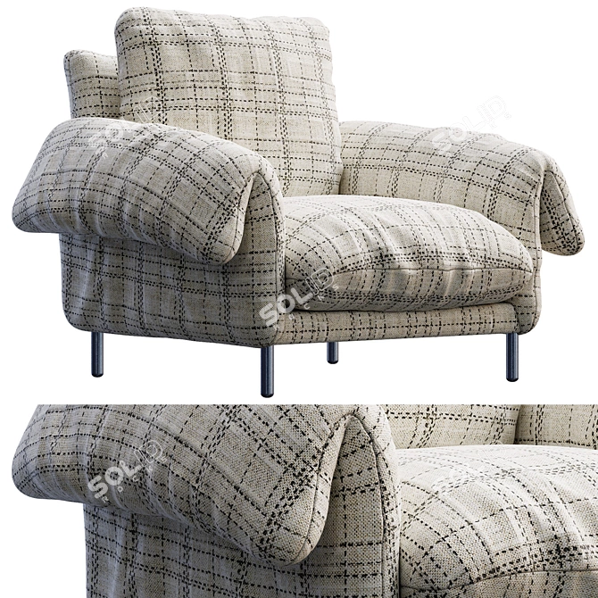 Modern Alpino 3D Furniture Model 3D model image 7