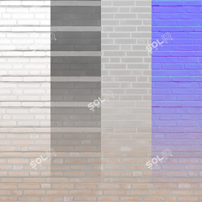  Seamless Brick Texture Pack 3D model image 2