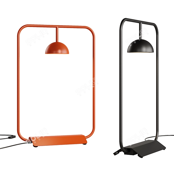 Modern Elegance Illuminates Home Space 3D model image 4