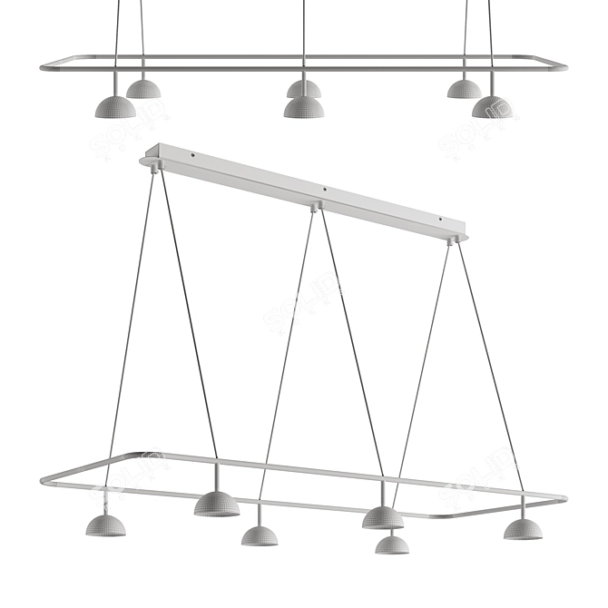 Glamourous Cupolina Pendant Lamp 3D model image 7